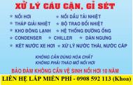 xu ly cau can ri set lo hoi khong dung hoa chat