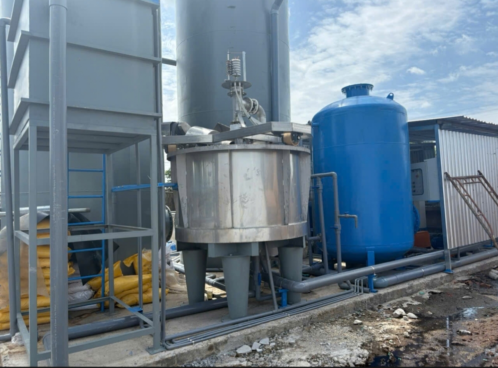 cong trinh cai tao he thong xu ly nuoc thai nghanh giay cong suat 100m3 tai cu chi