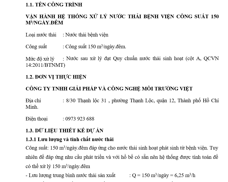 cai tao he thong xu ly nuoc thai cho benh vien columbia binh duong