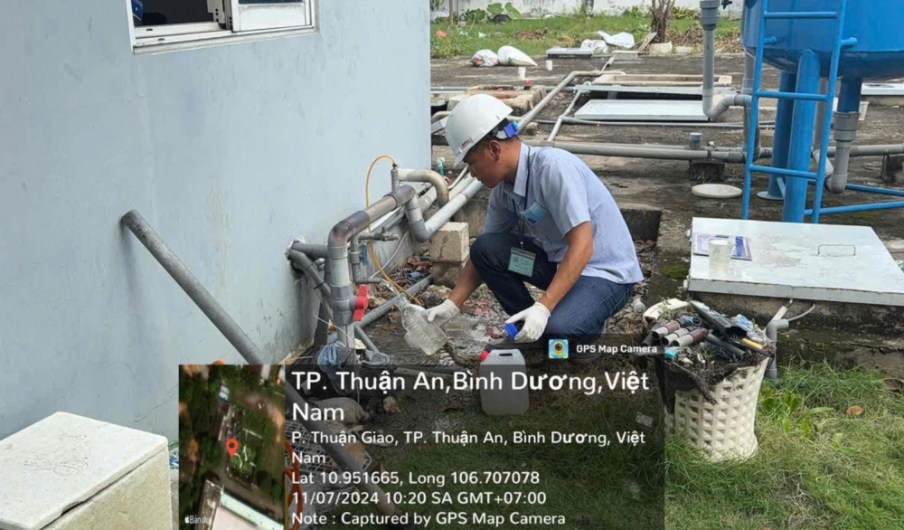 cai tao he thong xu ly nuoc thai cho benh vien columbia binh duong